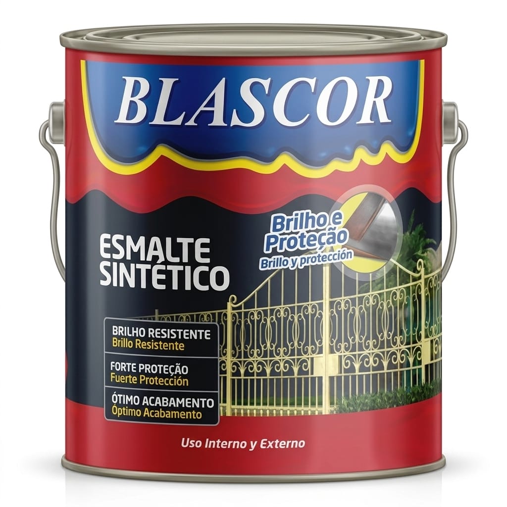 PINTURA ESMALTE SINTÉTICO MARRÓN TABACO 3.6 LITROS BLASCOR
